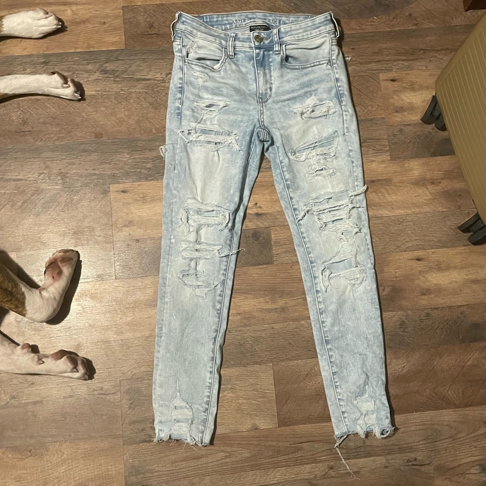 American Eagle next level stretch temp tech jegging size 6 short. Worn 1x